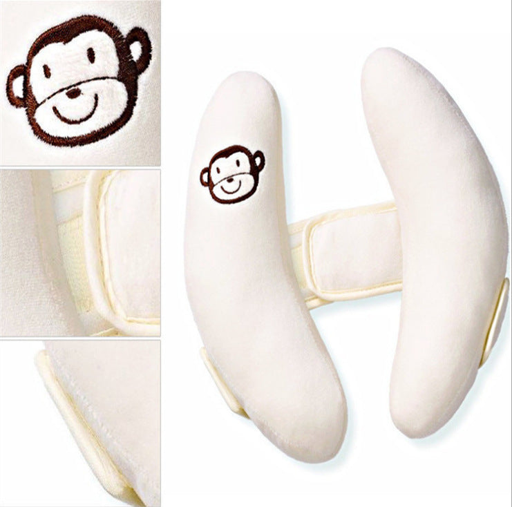 Oreiller de protection tête de siège de voiture en forme de U bébé