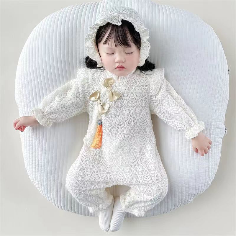 Princess Lace Long Sleeve Kids Bodysuit