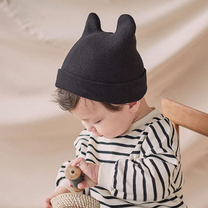 Pullover chapeau garçon enfant tricoté bébé