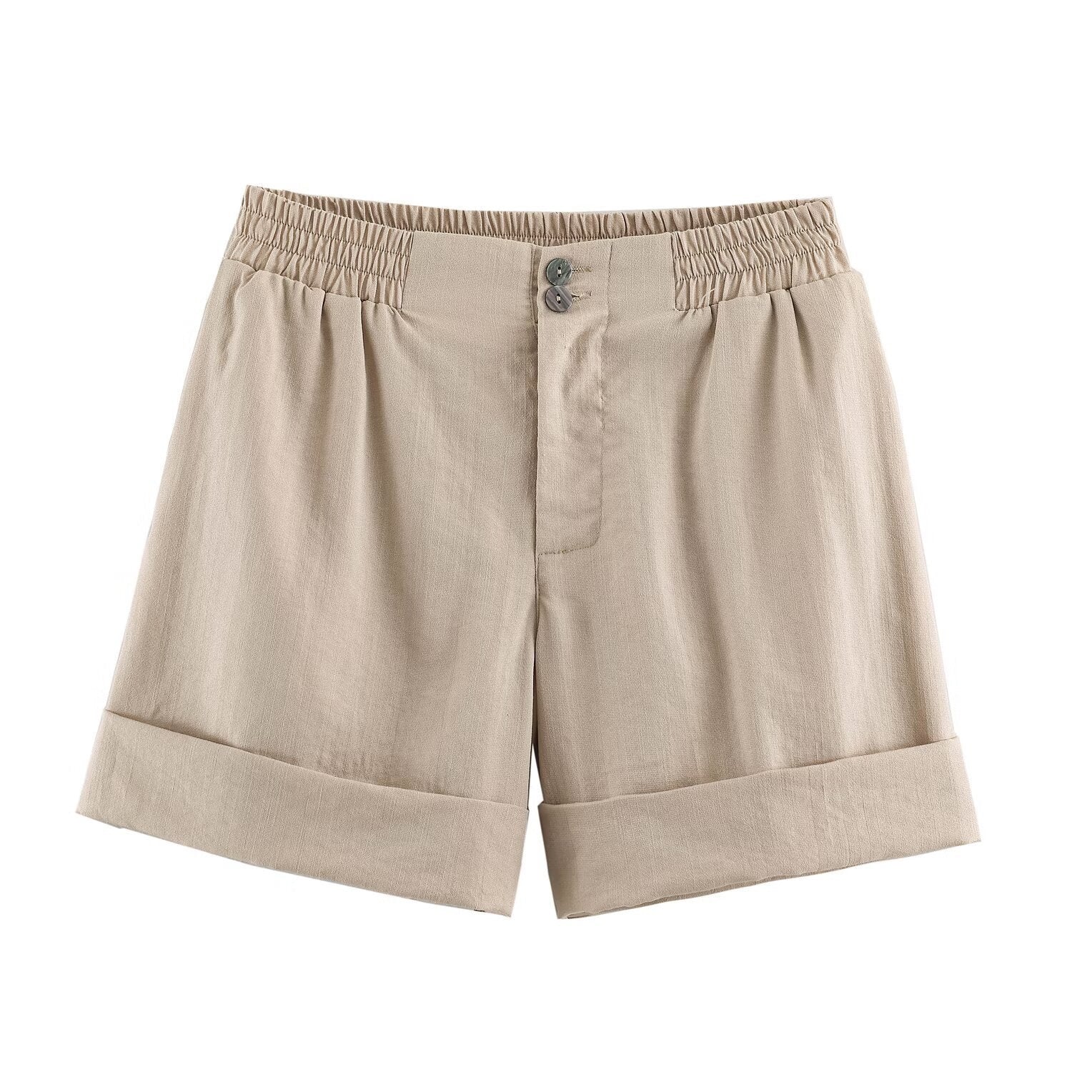 Short occasionnel avec un style Western Hem Curled