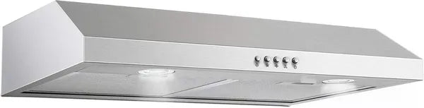 Hotte de cuisine sous cabinet de 30 pouces 500 CFM Acier inoxydable 3-Speed