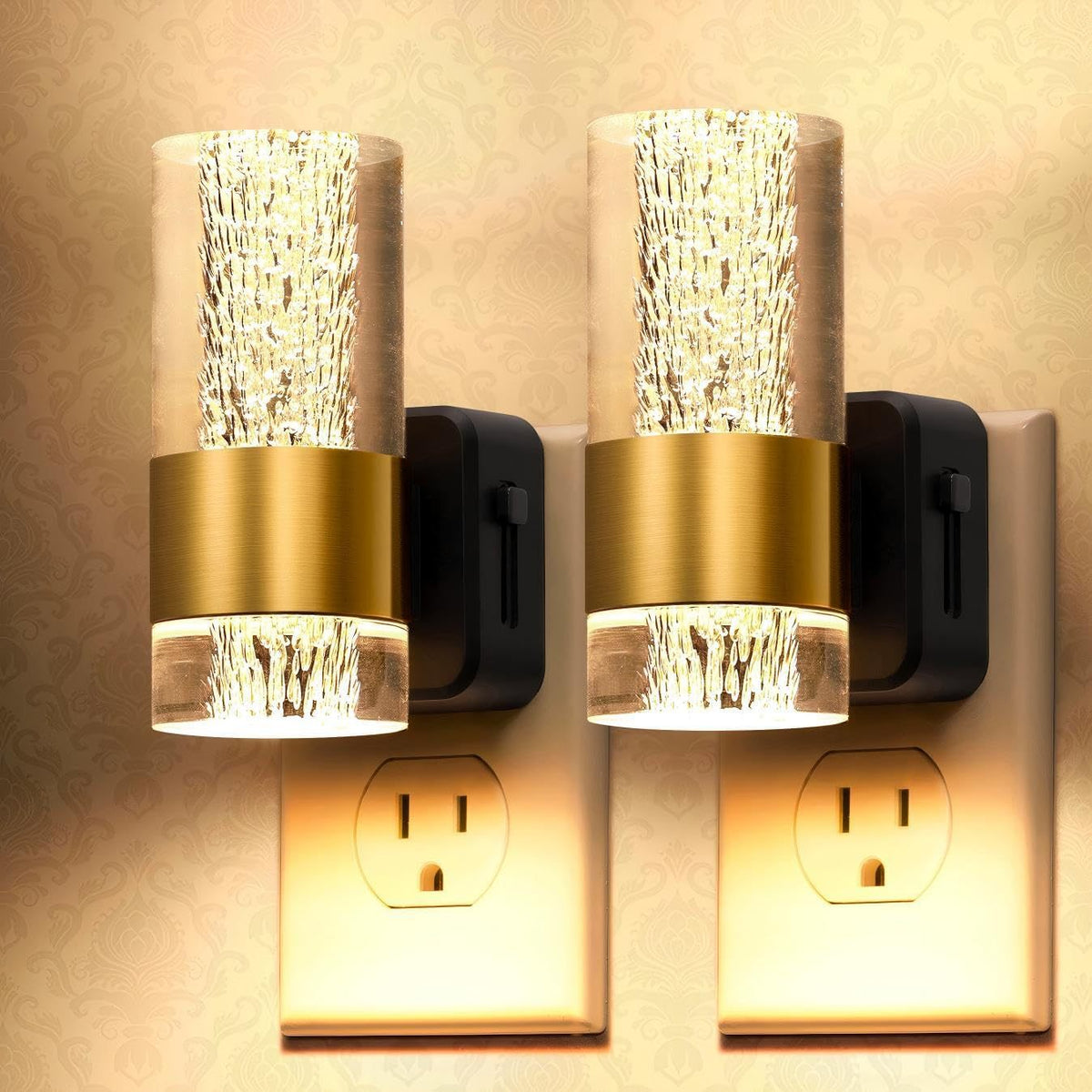 Ice Flower Wall-monted Light-commanded Sensor Lampe Kitchen Corridor