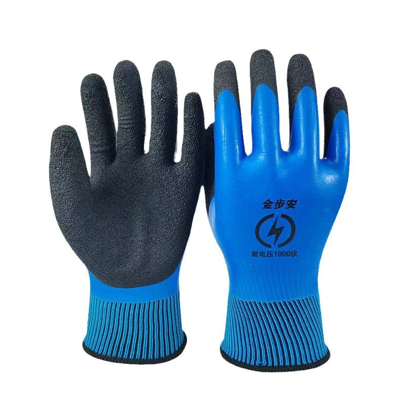 Courroie électrique de Ectrician Protection de sécurité de travail Gants à double face