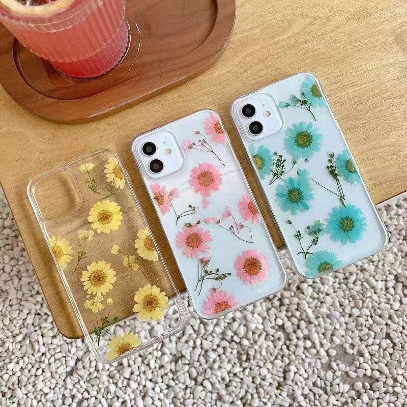 Epoxy Daisy Immortal Flower IPhone13Pro Cas de téléphone portable approprié