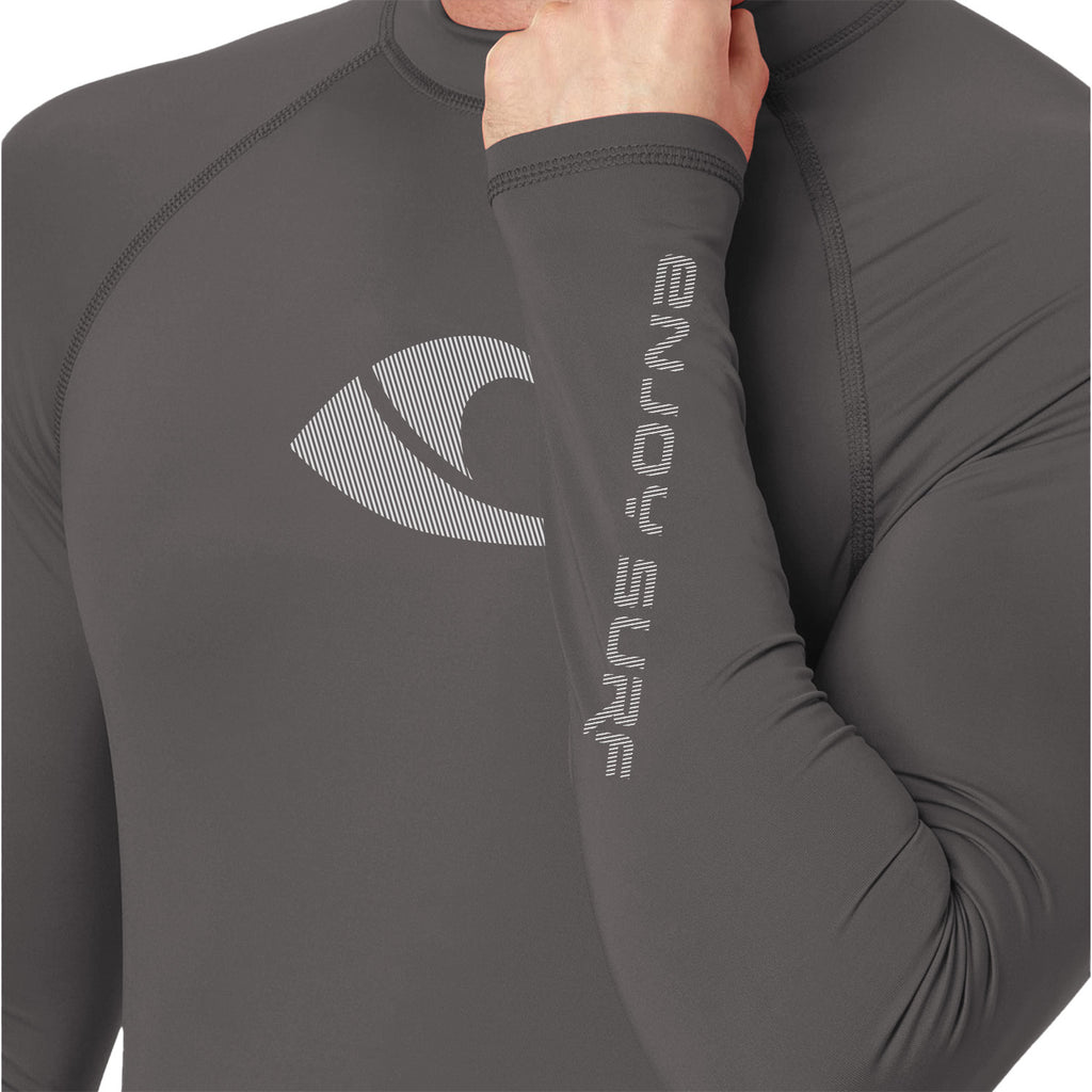 Maillot de bain d'été T-shirt manches longues pour homme
