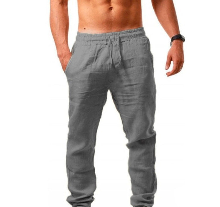 Pantalons de sport décontractés en coton respirant Hip-Hop pour hommes