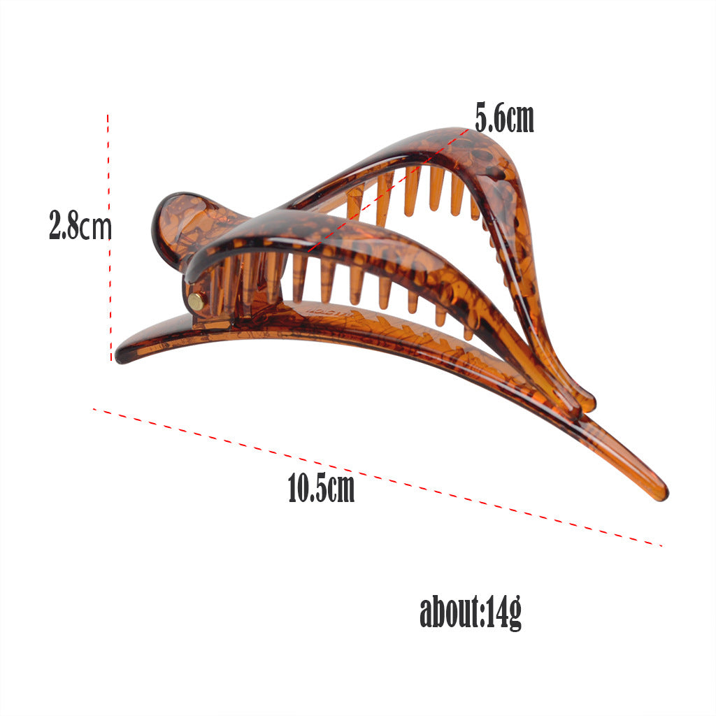 Shark Clip Sweet One Stroke à travers le coeur Duckbill Clip