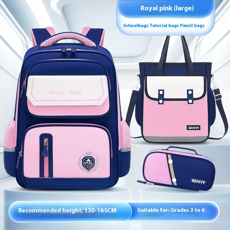 Sac à dos protecteur de la tige pour enfants avec hydrofuge Grande capacité Oxford Cloth Schoo