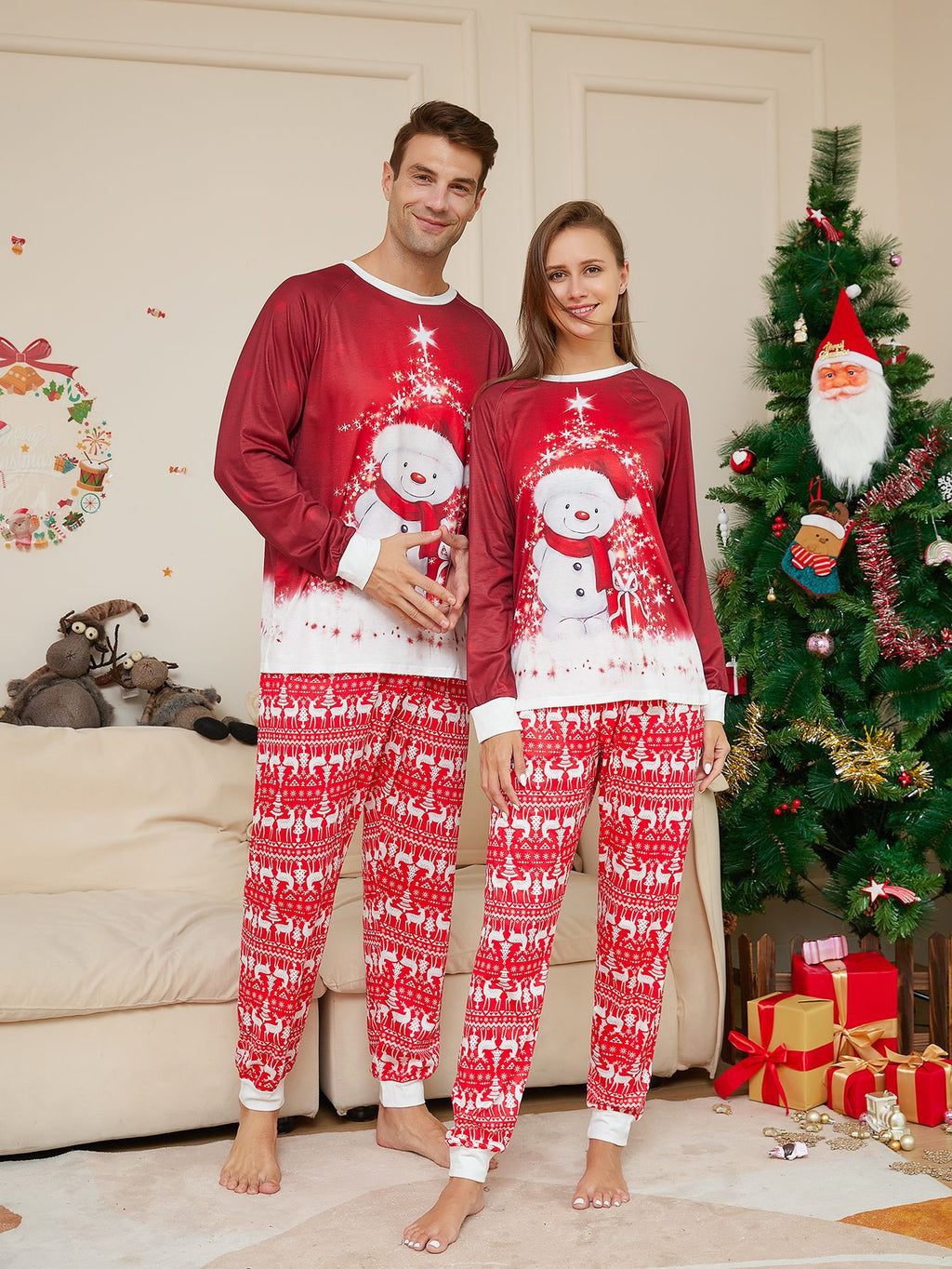 Ensemble de pyjamas de Noël pour parents et enfants