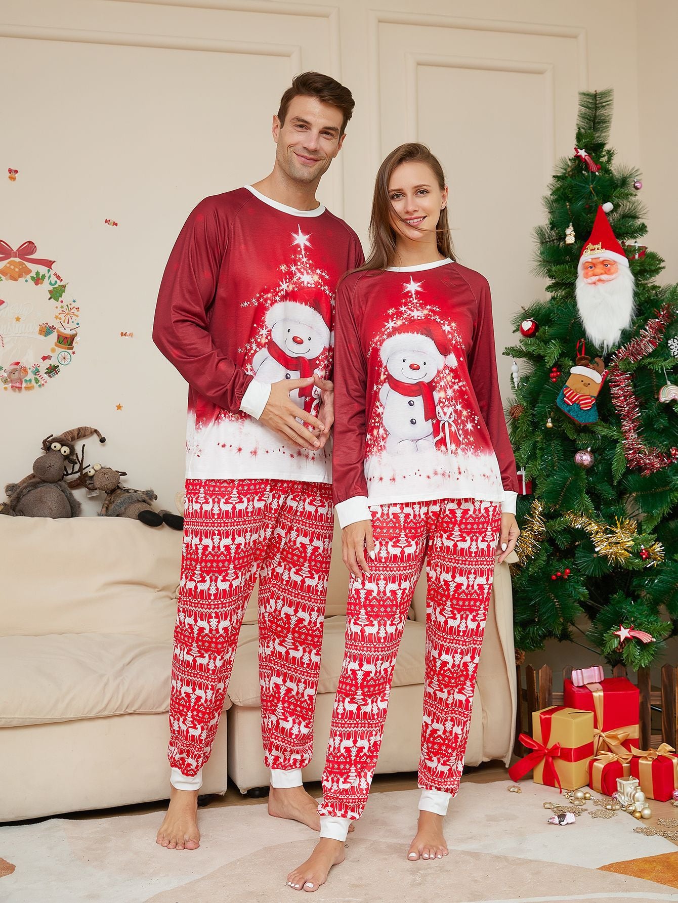 Ensemble de pyjamas de Noël pour parents et enfants