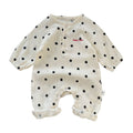 Romper élégant à pois pour les bébés garçons et les filles