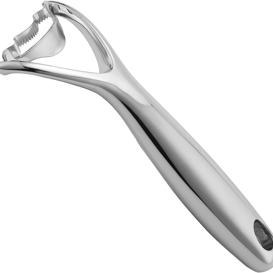 Peeler de maïs de zinc plaqué de chrome lourd-duty - le maïs ergonomique sur le strip-teaseur de noyau et Pl