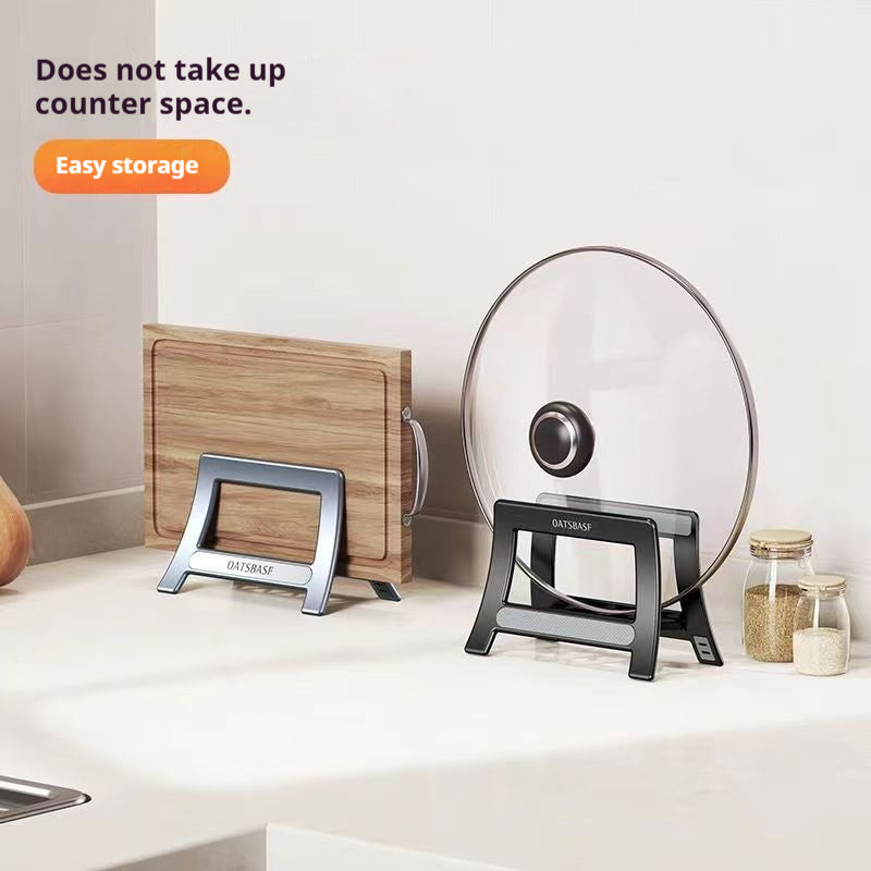 Support de plateau de coupe de pot sans percement Kitchen Countertop Rack de drainage automatique