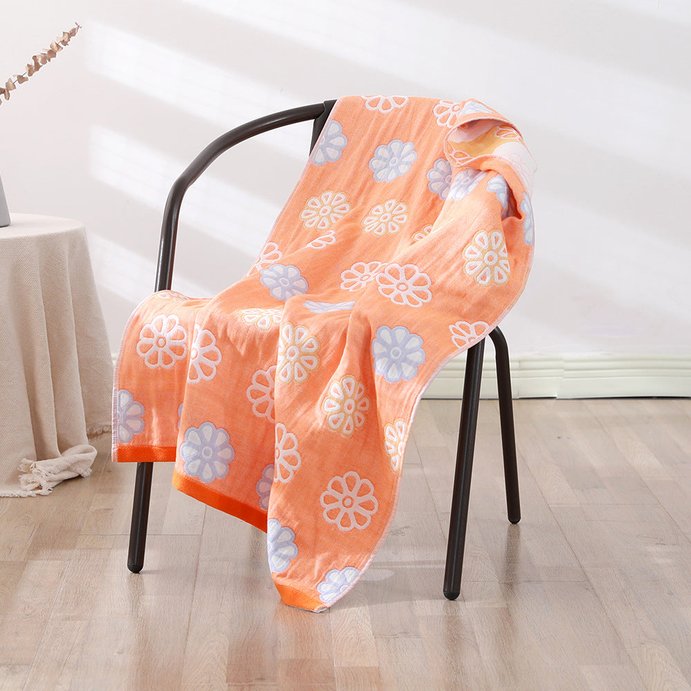 Serviette de bain en coton Gauze à quatre couches