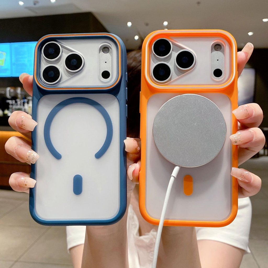 Smartphone grand écran magnétique Matte cas résistant à la goutte