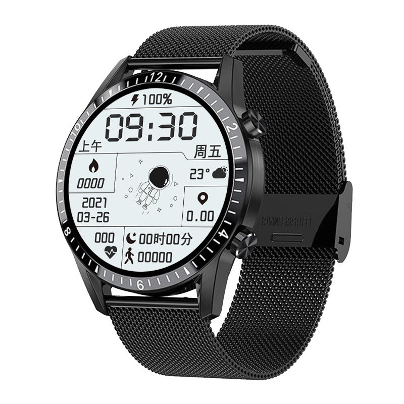 Smartwatch pour adultes avec surveillance du rythme cardiaque Suivi de la condition physique et fonctionnalités de la voix intelligente