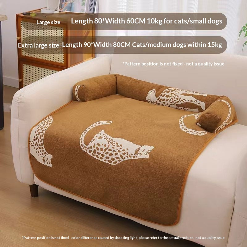Neste de chat Coussin de canapé chaud d'hiver Extra grand chien extérieur Neste de chat Cage spécial animal S