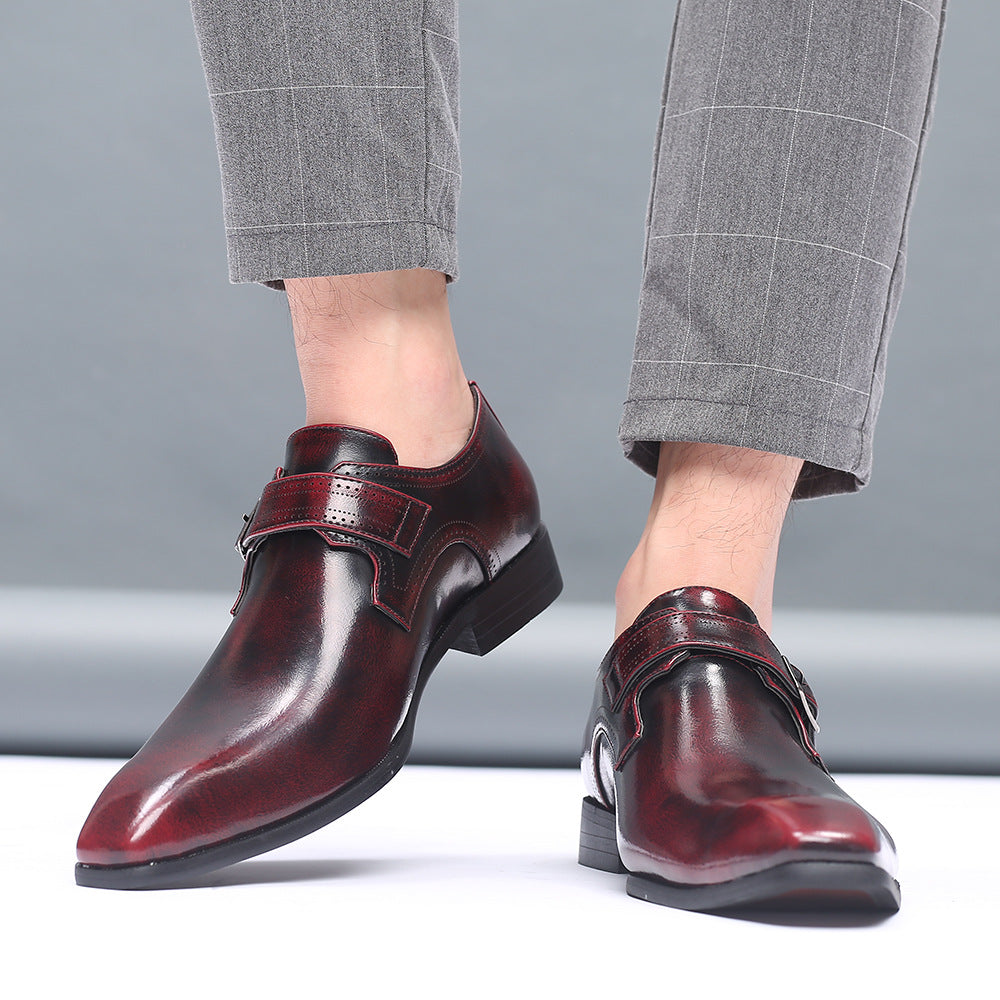 Chaussures en cuir pour hommes de forme professionnelle