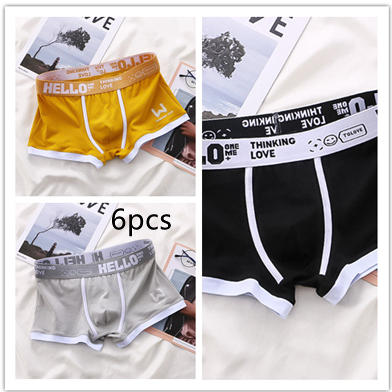 Boxers homme Trendy Respirant Couleur Contraste