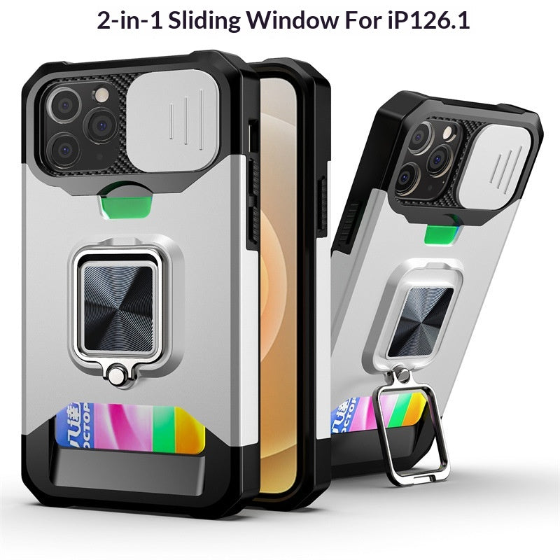 Convient pour 151617 Coques de téléphone à fenêtre coulissante