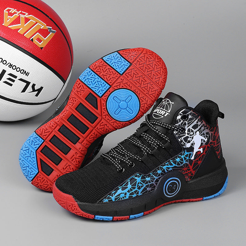 Garçons Mesh Respirant Durable Casual Basketball Sneakers