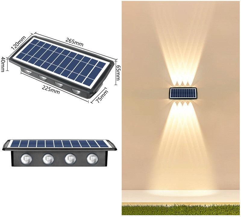 Éclairage solaire extérieur Étanchement