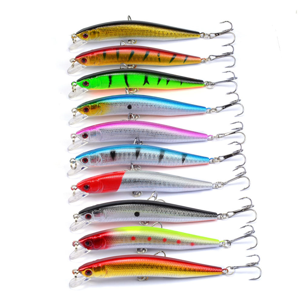 Lures de pêche Minnow Wobbler Floating Bass Trolling Artificial Hard Bait Cranbbait Carp Pe
