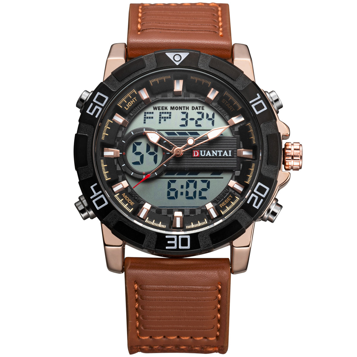 Montre extérieure multi-doubles pour hommes
