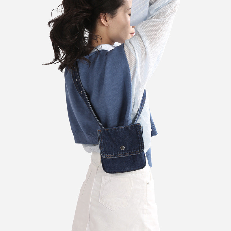 Sac multi-fonctionnel de corps d'épaule denim