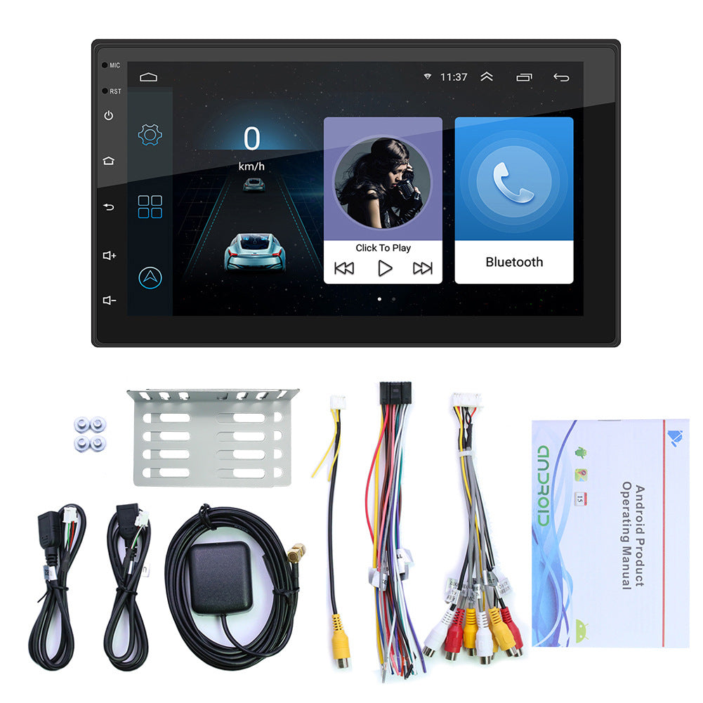 Universal Car Radio Player with Bluetooth