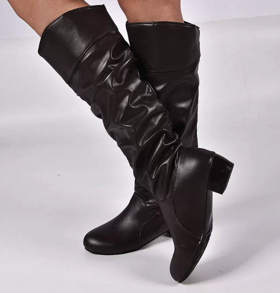Women's Winter Long Flat Boots