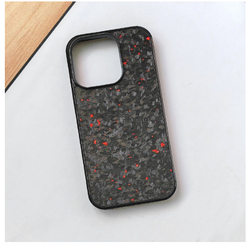 Case de téléphone en fibre de carbone forgée