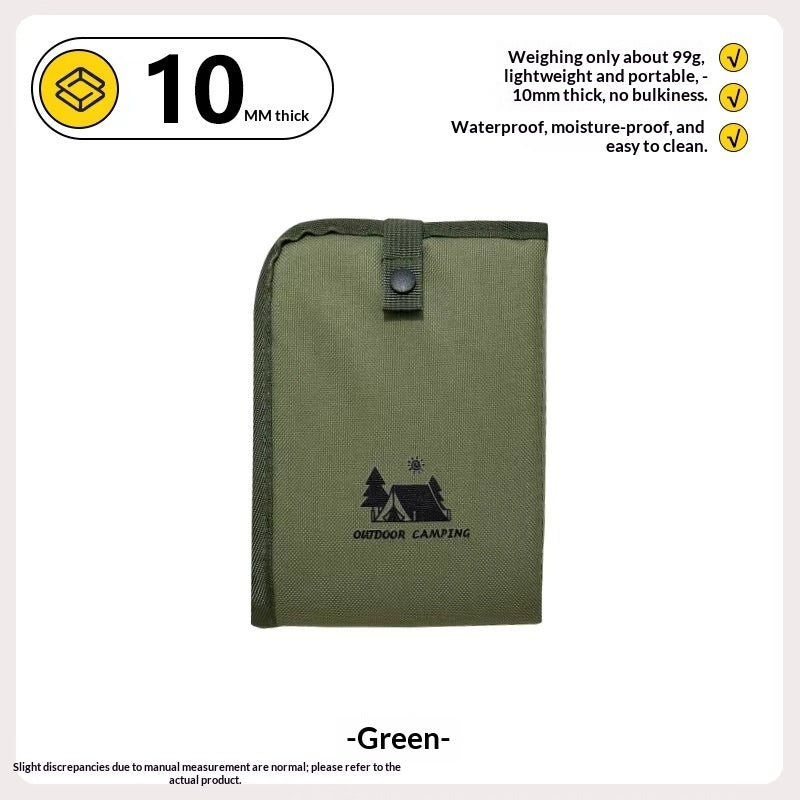 Randonnée en plein air Portable Oxford Cloth pliable Moisture-Proof Siège Coussin