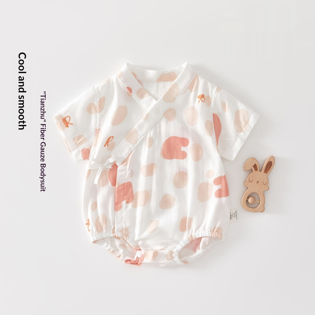 Bébé Bamboo coton d'été Outfit Romper triangulaire en fibre de bambou