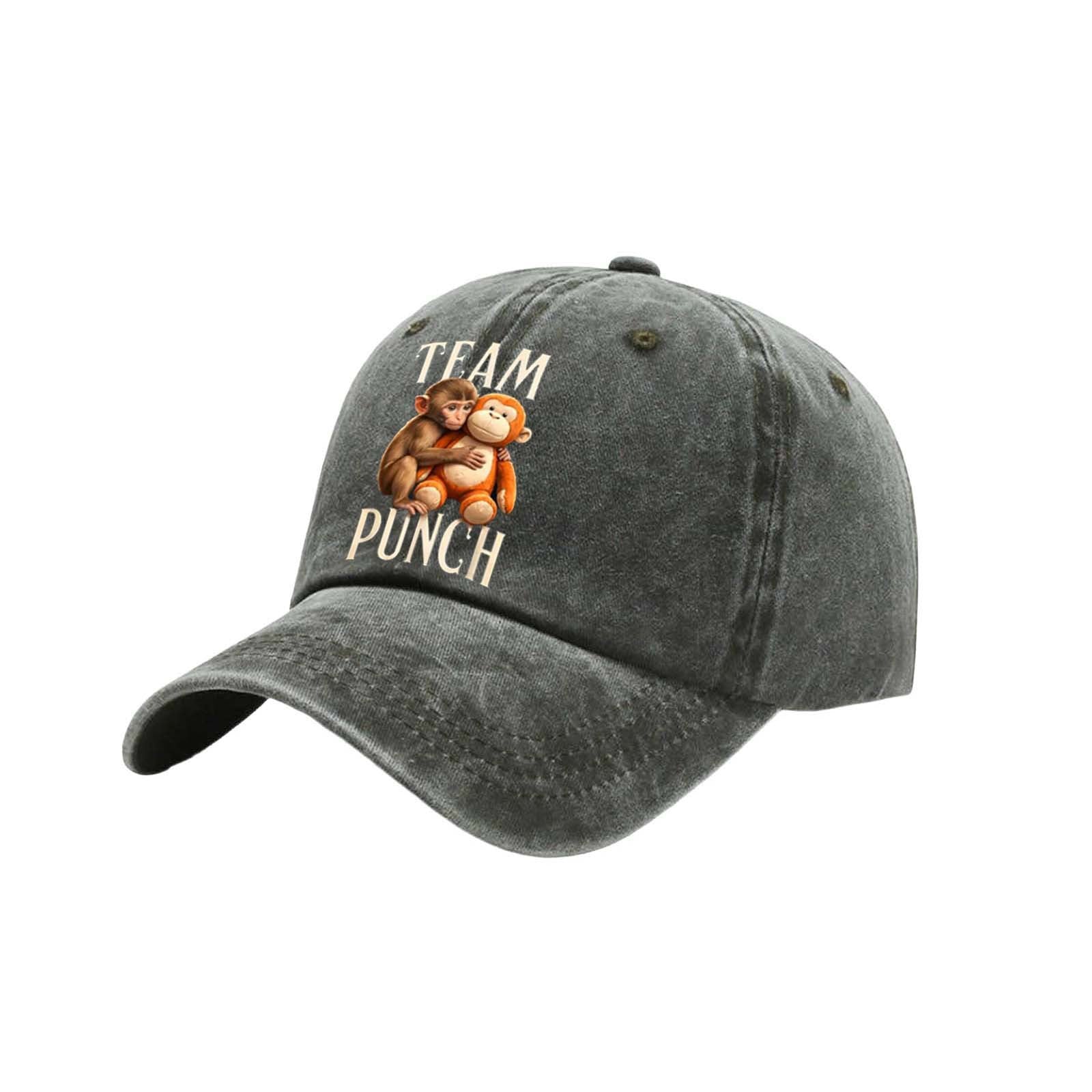Bouchon de baseball vintage lavé de couleur solide