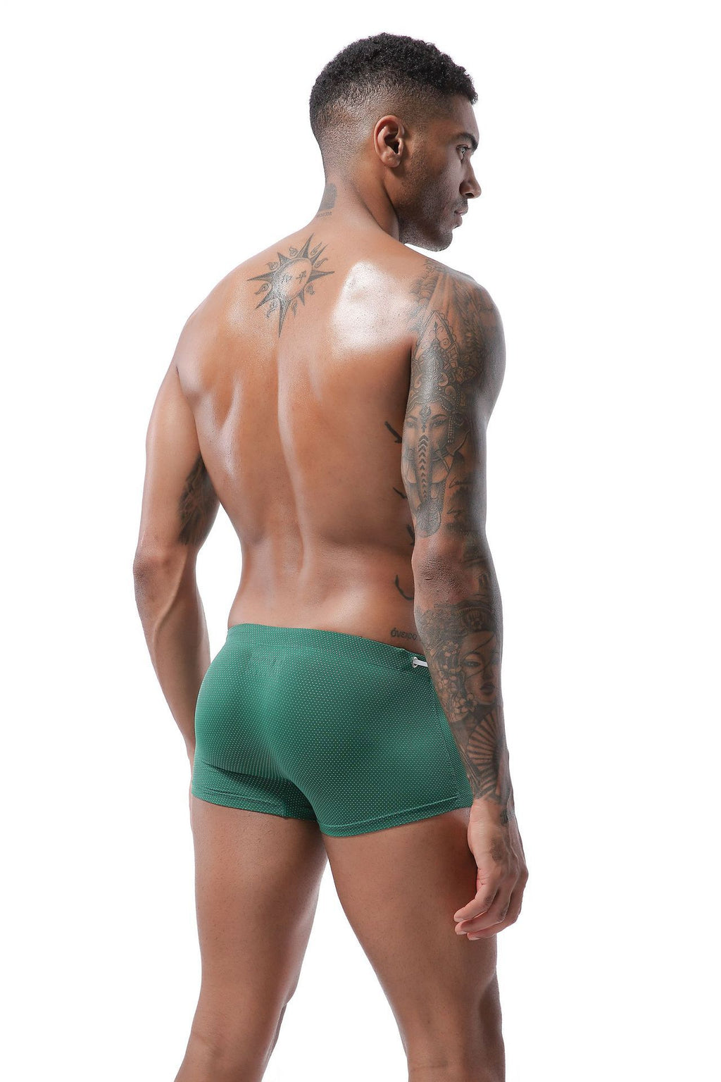 Pantalon de plage de printemps pour hommes Dentelle Nylon Boxer de faible taille