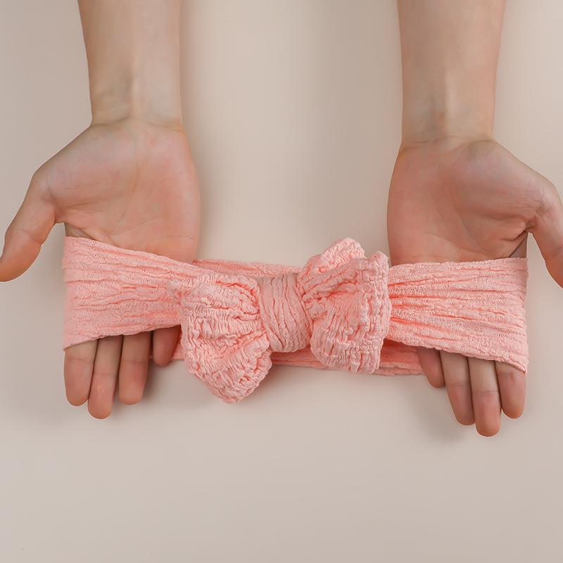 Bricolage Bowknot enfants bande de tête haute élastique