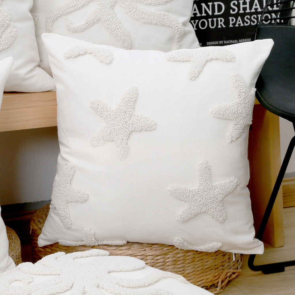 Style nautique Brodé Tufted Maison Salon Lit côté oreiller