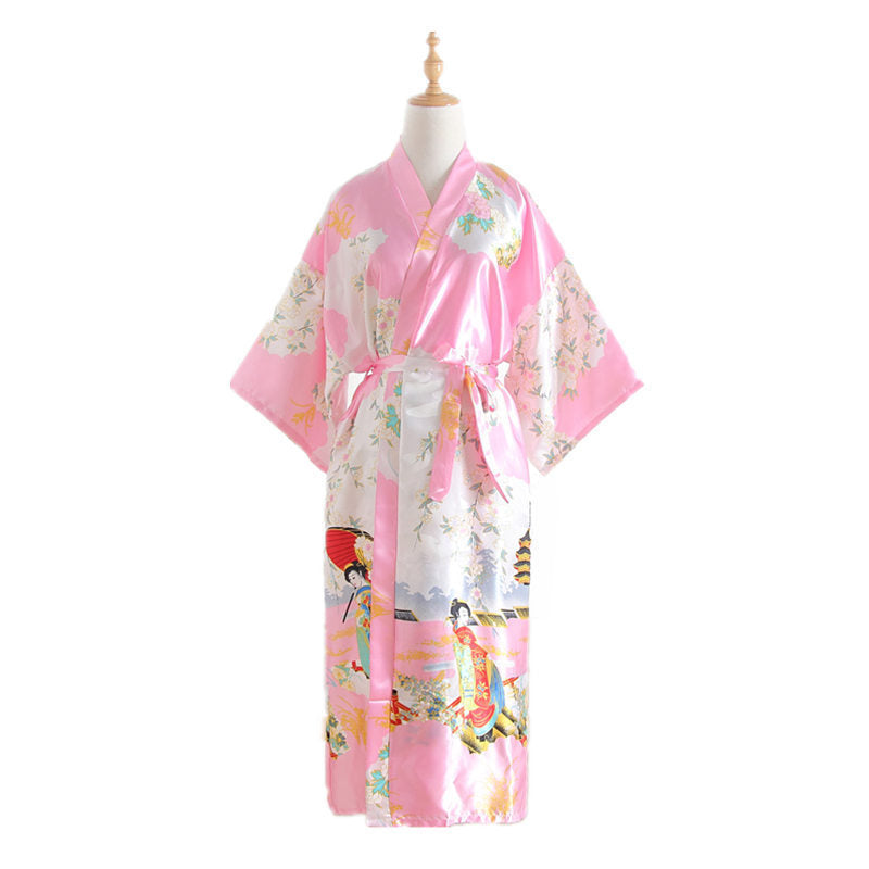 Cardigan court Kimono peignoir pour femmes
