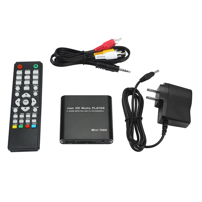 1080PFullHDMediaPlayer-SDUSBHDD-HDMILecteur haute définition