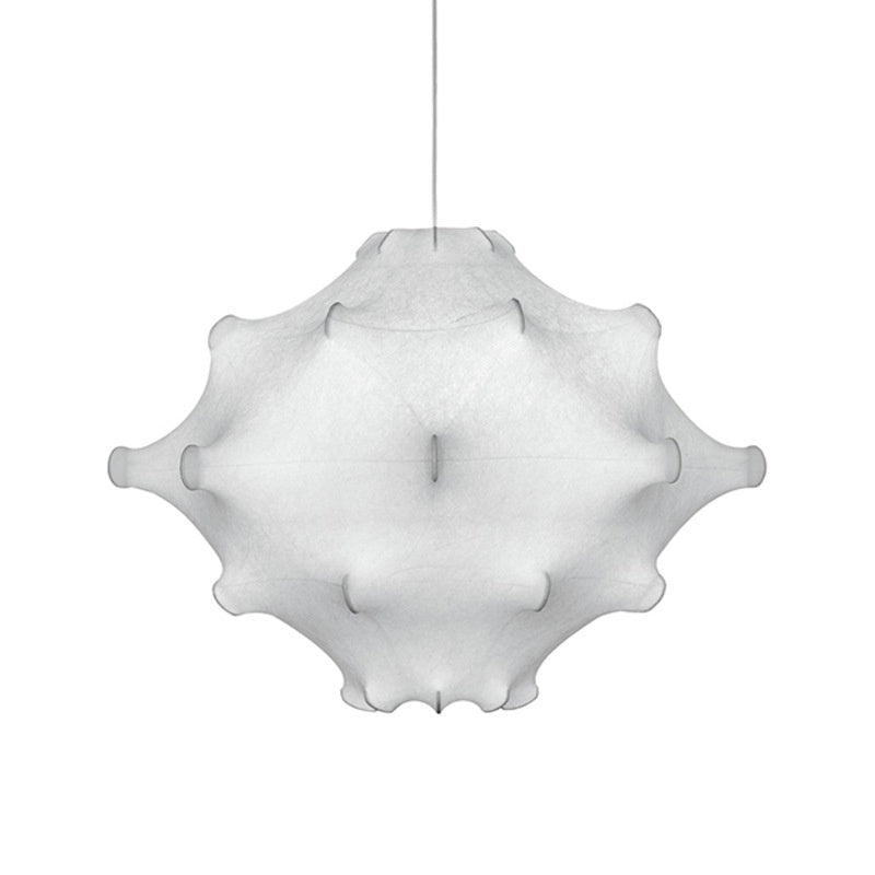 Rétro lampe pendentif bulle de soie pour salon et chambre