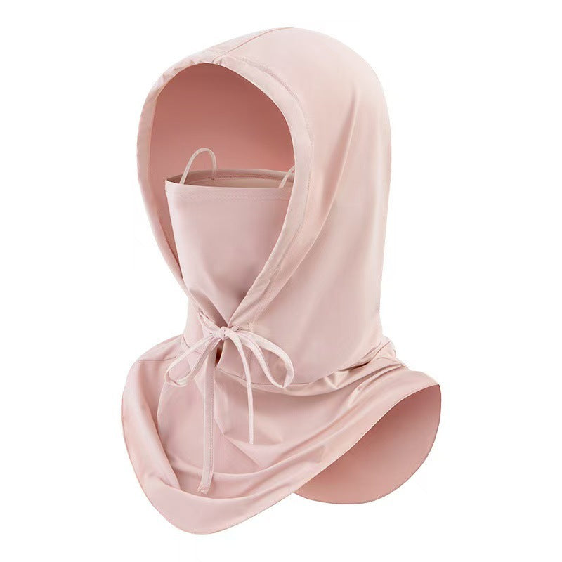 Masque visage écran solaire avec Hood Protection UV pleine face