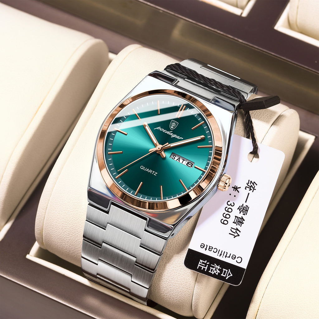 Montres Homme ultra-mince étanche Lumineux