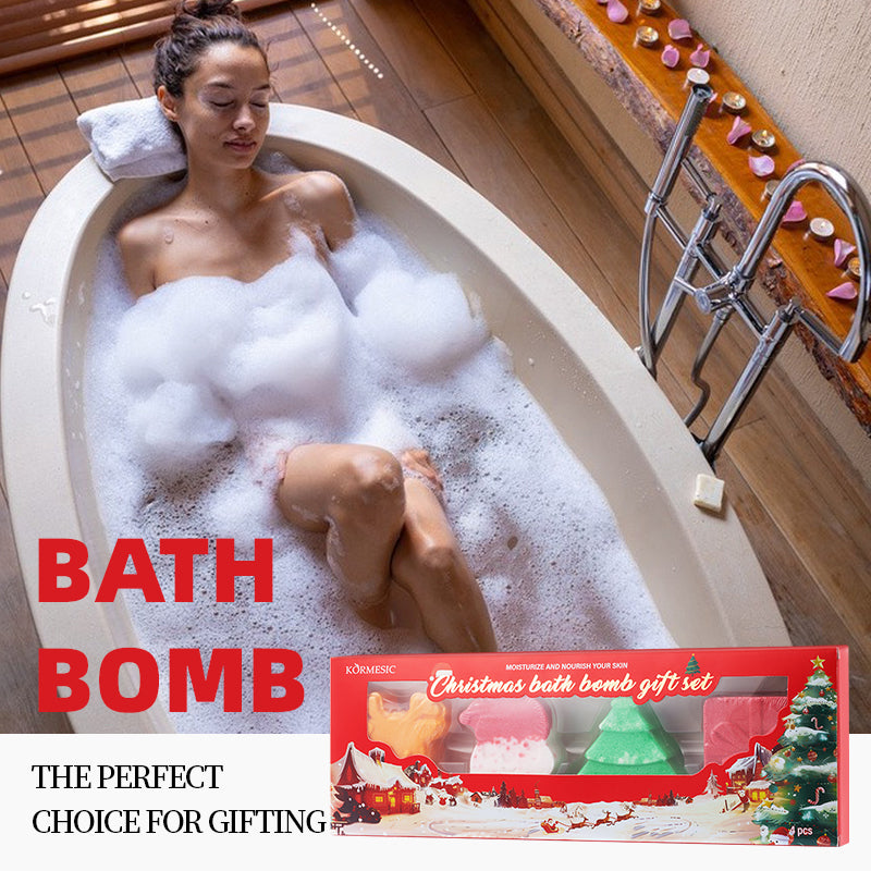 Ensemble cadeau pour baignoire et douche de Noël KORMESIC FT 105g-105g-105g-105g-105g