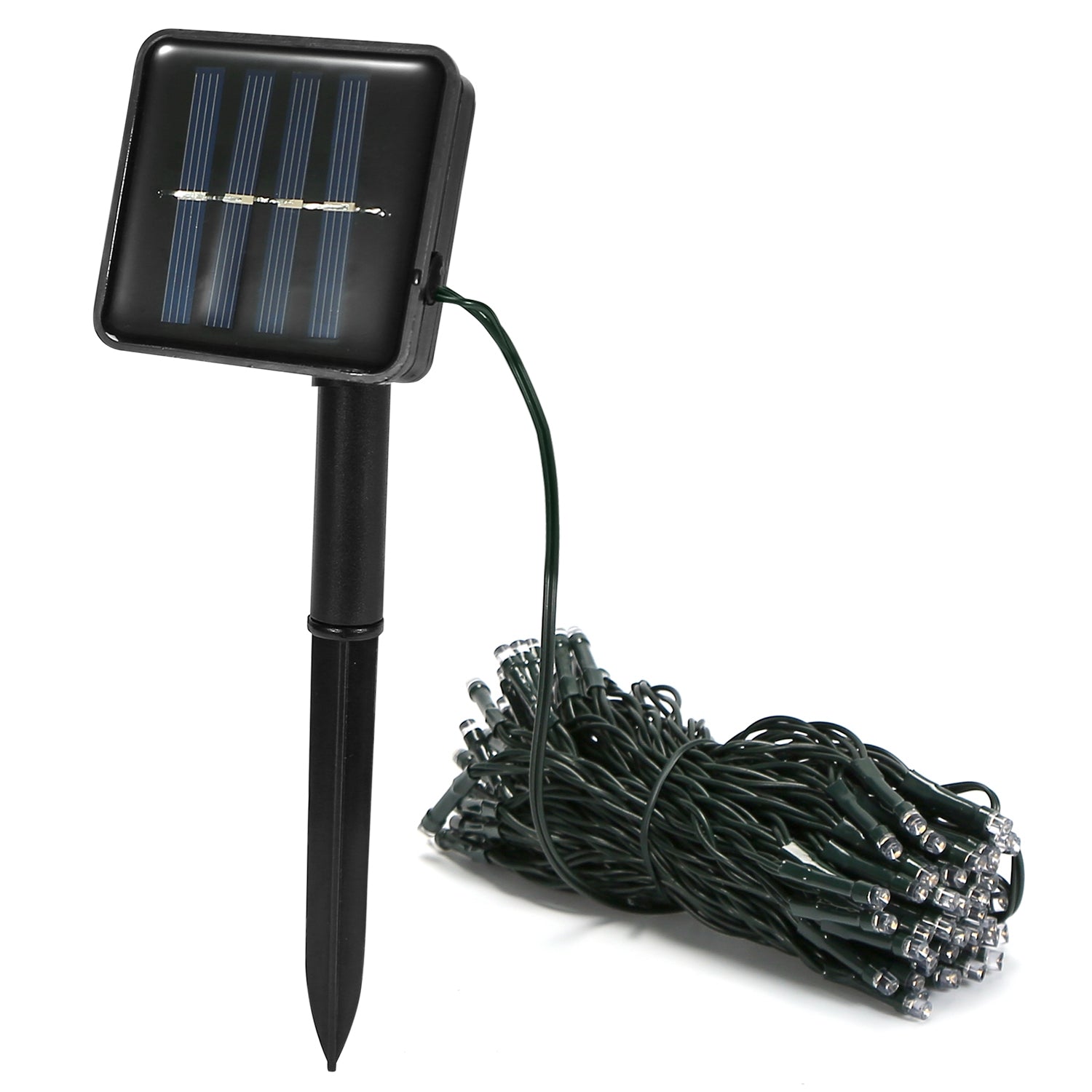 1Pc Solar String Lights LED Solar Power Fairy String Light 12M 8 Mode d'éclairage Cool Light