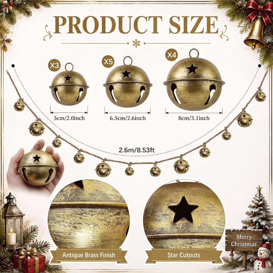 Noël Jingle Bell Garland
