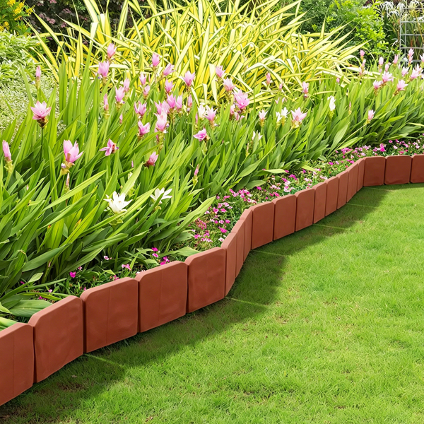Edging de pelouse en plastique