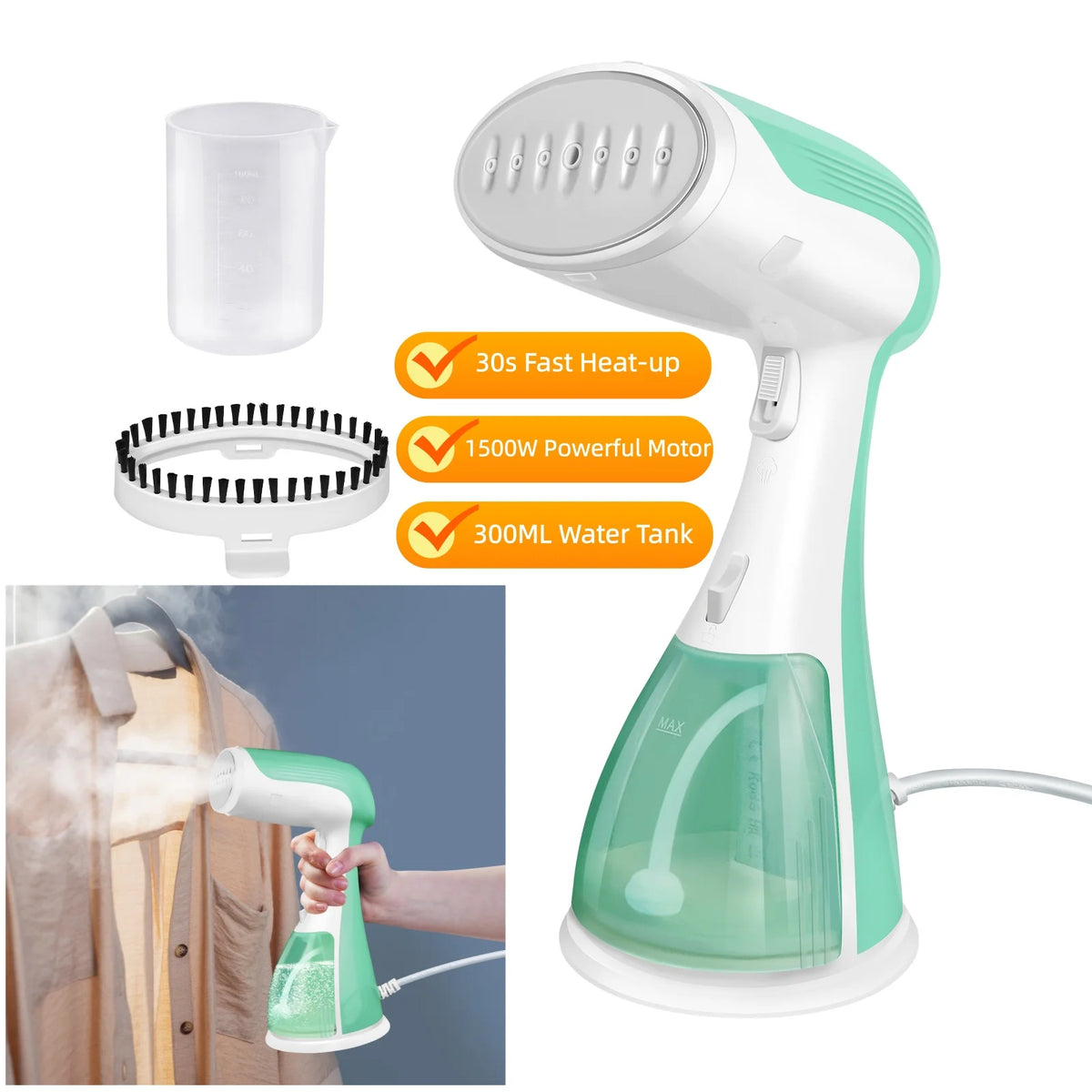 Handheld steamer