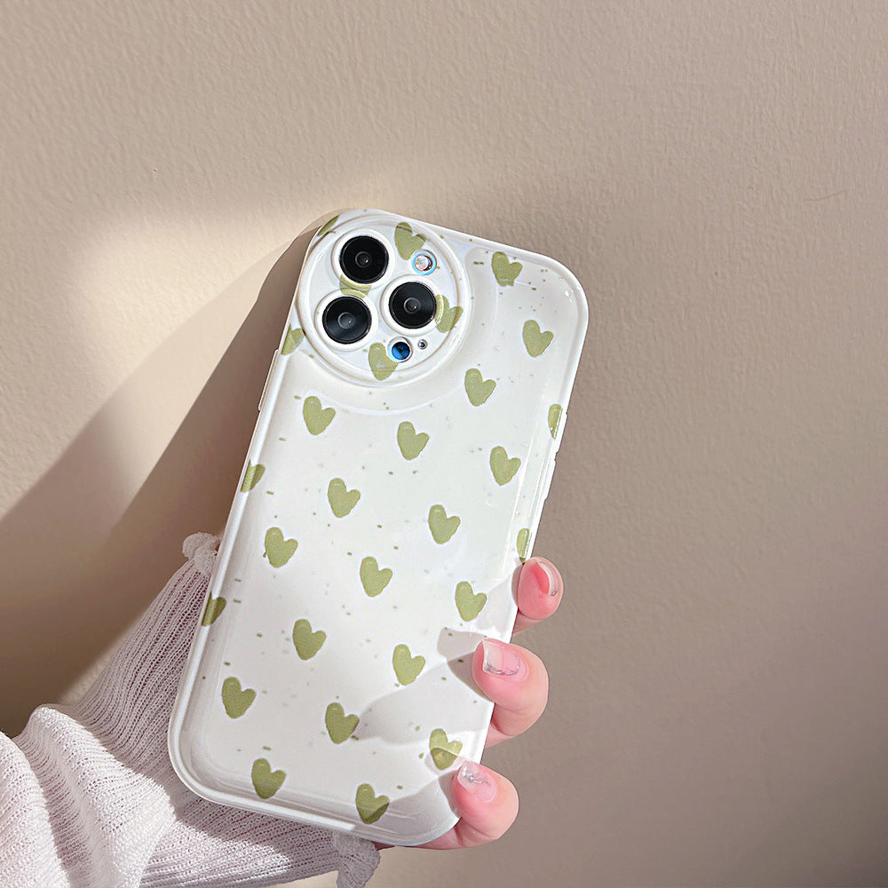 Simple Love paquet complet téléphone mobile anti-retour Silicone Shell