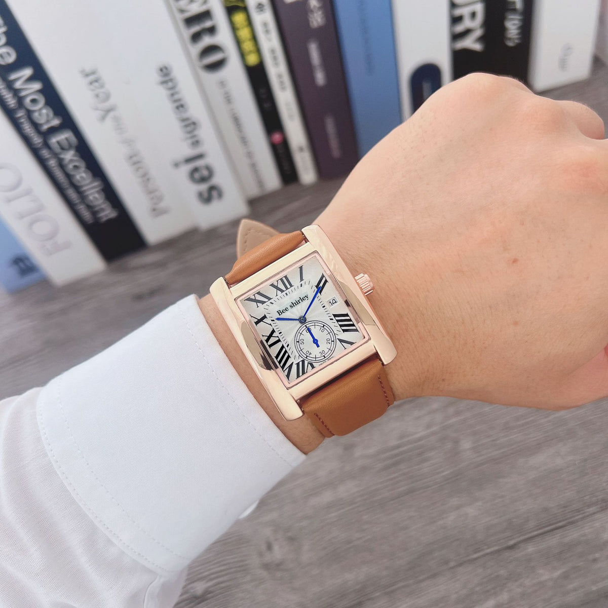 Montres à quartz carré hommes